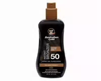 Spf 50 Spray Gel Sunscreen With Instant Bronzer