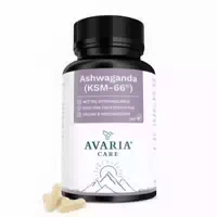 Avaria Care Ashwagandha Ksm 66 – Hochdosiert – 5% Withanolide – Vegan