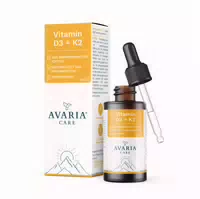 Avaria Care Vitamin D3 K2 Tropfen – Hochwertiges K2vital 99,7% All Trans – Mct Öl
