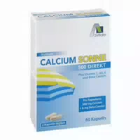 Avitale Calcium Sonne 500 Direkt 60 St Kapseln