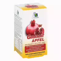 Avitale Granatapfel 500 Mg Plus Vit C B12 Zink Selen Kaps 60 St Kapseln
