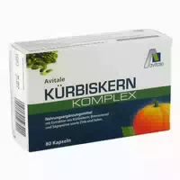 Avitale Kürbiskern Komplex Kapseln mit Brennnessel und Sägepalme, Zink Selen