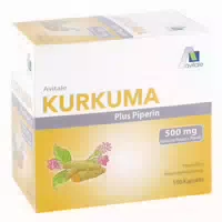 Avitale Kurkuma Plus Piperin 500 Mg 180 St Kapseln