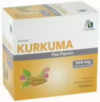 Avitale Kurkuma Plus Piperin 500 mg 180 st Kapseln