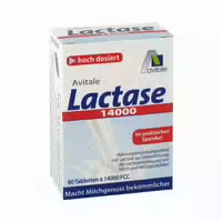 Avitale Lactase 14000 Fcc 80 st Tabletten