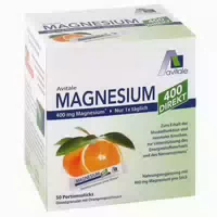 Avitale Magnesium 400mg Direkt Sticks Mit Orangengeschmack Für Muskeln&knochen