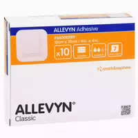 Allevyn Adhesive 10x10 cm Haftende Wunda 10 st
