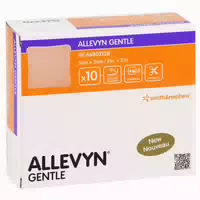 Allevyn Gentle 5x5 Cm Schaumverb 10 St