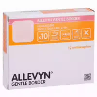 Allevyn Gentle Border 10x10 cm Schaumver 10 st