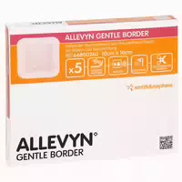 Allevyn Gentle Border 10x10 cm Schaumverb 5 st Verband