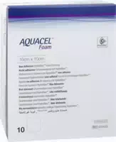Aquacel Foam Nicht Adhäsiv 10x10 cm Verband