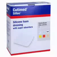 Cutimed Siltec Schaumverb 5x6 Cm Nicht H 10 St