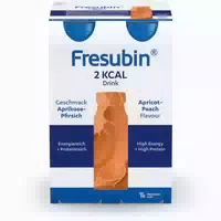 Fresubin 2 Kcal Aprikose Pfirsich Hochkalorische Trinknahrung 4x200 Ml Lösung