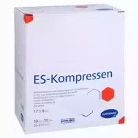 Es Kompressen Steril 10x10 cm 8fach 25x2 st