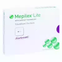 Mepilex Lite Schaumverband 7,5x8,5 Cm Steril 5 St Verband