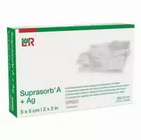 Suprasorb A Ag Antimik Cal Alginat Kompresse 5x5 Cm