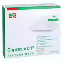 Suprasorb P Pu Schaumv 7,5x7,5 Cm Nicht Klebend