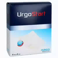 Urgostart 6x6 Cm Schaumstoffwundverband 10 St