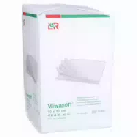 Vliwasoft Vlieskompressen Unsteril 10x10 Cm 4l 100 St