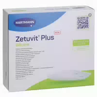 Zetuvit Plus Silicone Steril 12,5x12,5 Cm 10 St