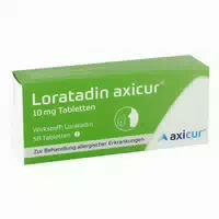 Loratadin Axicur 10 mg 50 st Tabletten