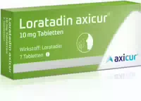 Loratadin Axicur 10 mg Tabletten 20 st Tabletten