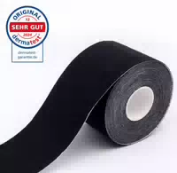 Axion Kinesiotape Rolle Schwarz – 500 X 5 cm Medizinprodukt Kinesiologie Tape