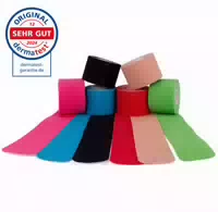 Axion Kinesiologie Tapes Precut Streifen in 6 Farben Medizinprodukt
