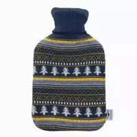 Axion Wärmflasche Mit Bezug Blau Gelb | Einseitig Kiefer 1 St