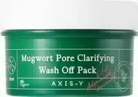 Axis Y Mugwort Pore Clarifying Wash Off Pack Exfoliating Face Mask