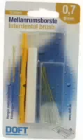 Interdentalbürste 0,7 mit Wechselgriff Soft 12 Zahnbürsten