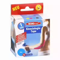 Wundmed Kinesiologie Tape Blau 5 Cm X 5 M