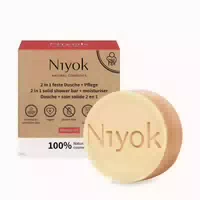 Niyok 2 In 1 Feste Dusche Pflege Intense Red Bio 80 G