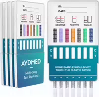 Aydmed Drogenschnelltest Dip Karten für 7 Drogenarten | Drogentest für Urin 1 st