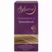 Ayluna Pflanzenhaarfarbe Saharablond Nr 25 Bio 100 g