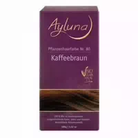 Ayluna Pflanzenhaarfarbe Kaffeebraun Nr 80 Bio