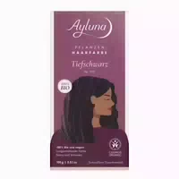 Ayluna Pflanzenhaarfarbe Tiefschwarz Nr 110 Bio 100 g