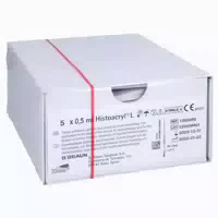 Histoacryl Gewebekleber Farblos Ampullen 5x0,5 ml