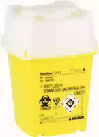 Medibox Entsorgungsbehälter Braun 2,4 Liter