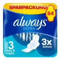 Always Ultra Binde Night Monatspaket