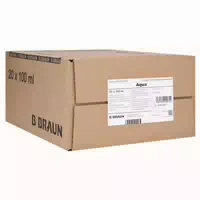 Aqua Ad Iniectabilia Braun Glasflasche