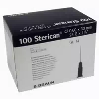 B Braun Sterican Standardkanülen 100 Stück Gr 14, G 23 X 1 ¼ Ø 0,60 X 30 Mm, Blau 100 St