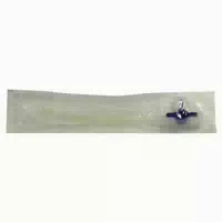 Discofix Dreiwegehahn Blau mit 10 cm Schlauch 1 st