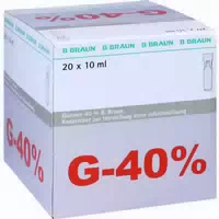 Glucose 40% B Braun Infusionslösungskonzentrat 20x10 Ml Infusionslösungskonzentrat