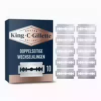King C Gillette Rasierhobel Systemklingen 10er 1 st