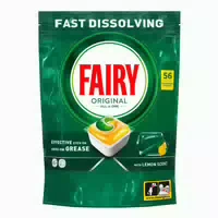 Multipack 4x 56 stk Fairy Original All in One Zitrone Geschirrspültabs 1 st