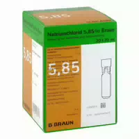 Natriumchlorid 5,85% Braun Infusionslsg Konz 20x100 Ml Infusionslösungskonzentrat