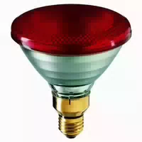 Philips Infrarotlampe Par38 Ir 175w E27 230 Red Rotlicht und Infrarotlampen 1 st