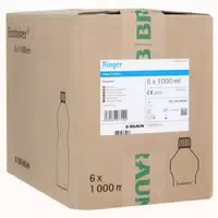 Ringer Lösung B Braun Spüllösung Ecotainer 6x1000 Ml Spüllösung