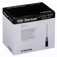 Sterican Zur Blutentnahme G22 X 1 1 2 Zoll 0,7 X 40 Mm Schwarz